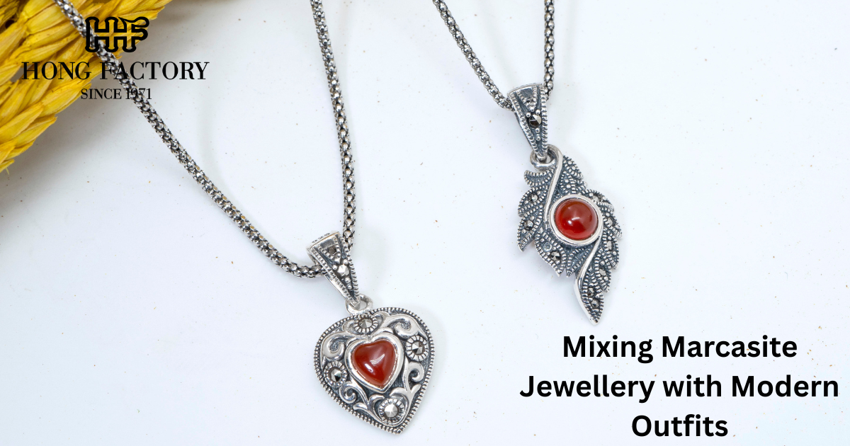 Mixing Marcasite Jewellery with Modern Outfits