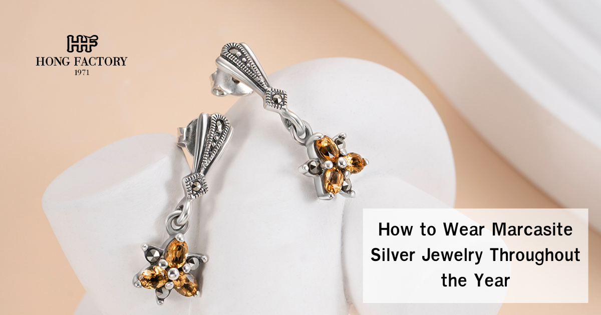 How to Wear Marcasite Silver Jewelry Throughout the Year